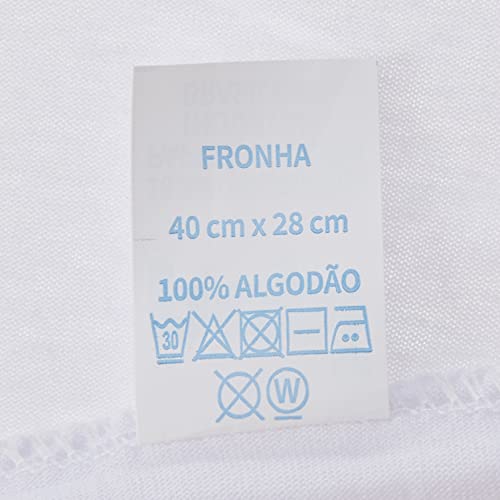 Fronha de Malha Lisa, Papi Textil, Azul, 40x28 cm