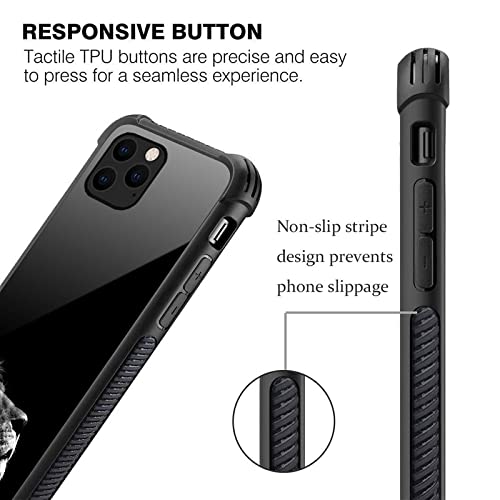 Zhegailian Iphone 13 Pro Max Case,Lion Plexiglass Case,Iphone 13 Pro Max Cases For Boys And Men [Anti-Scratch] Fashion Cute Pattern Design Cover Case For Iphone 13 Pro Max(6.7-Inch) #TOP3