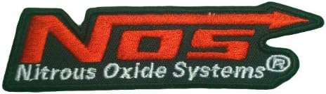 NOS Nitrous Systems The Fast Racing Red Logo Clothing PN03 Patches
