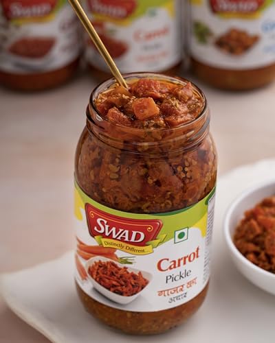 Image of SWAD Delicious and Tangy Carrot Pickle /Gajar Ka Achaar - 400 Gm (Pack of 1)