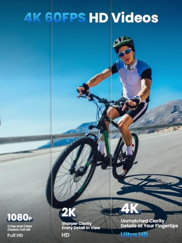 AKEEYO-710Pro 4K Anti-Shake Bike Camera
