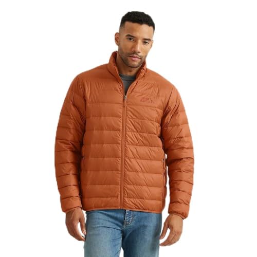 Image of Eddie Bauer Men's CirrusLite Down Jacket, Paprika, X-Large, Tall