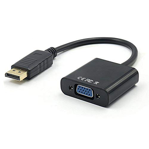 Adaptador Convertidor VGA a HDMI Audio Video HD 1080p (DP Macho a VGA Hembra)