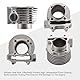 GOOFIT 57.4mm Zylinderbaugruppe Ersatz für GY6 4 Takt 157QMJ 152QMI 125cc 150cc Motoren Quads chinesischer Roller Go Karts TaoTao