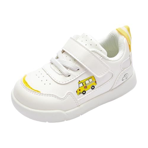 Balabala Toddler Boys Cartoon Style Sneakers Comfortable Lightweight Walking Shoes for Boys Girls (Yellow, Toddler, 6, Numeric, US Footwear Size System, Medium)