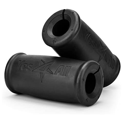 Agarres de goma para barra de pesas y mancuernas Yes4All Cover