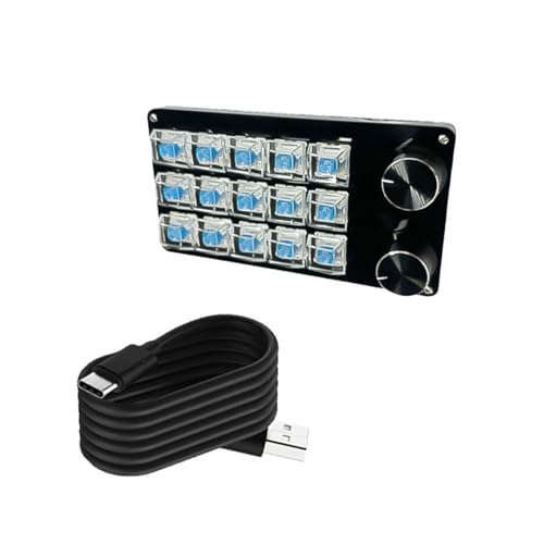 Clavier macro programmable mécanique à 2 boutons et pavé de contrôle - 5