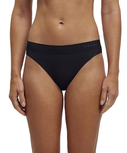 FALKE Women's Warm W Br Functional Yarn Quick Dry 1 Piece Base Layer Underwear, Black 3000, M