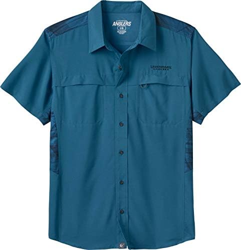 Legendary Whitetails Men's Open Water Short Sleeve Button Up Shirt