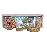 Small Pet Select – Forage Rounds Natural Treats for Rabbits, Guinea Pigs & Small Pets | Made with Meadow Grass & Premium Timothy Hay for Healthy Chewing & Enrichment
