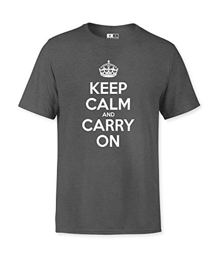 T-shirt Keep Calm gris taille L, l'idée cadeau originale