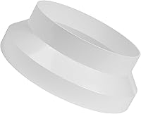 Vista 6 de Reductor/aumentador excéntrico de 6" a 5" - Conecta conductos rectos y flexibles, ventilador o ventilación - HVAC, aplicaciones de calefacción