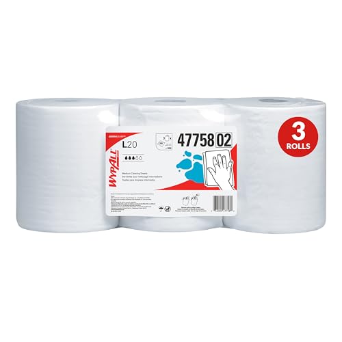 Image of WypAll GeneralClean L20 Medium Cleaning Towels, 3 x 550 Sheets (47758)