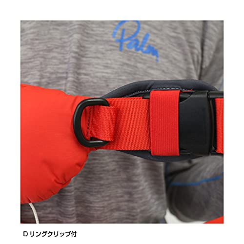 Amazon | パーム(Palm) 手動膨脹式ライフジャケット レッド F
