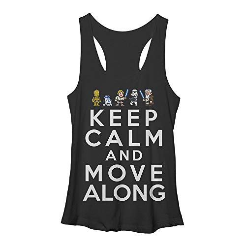 Débardeur Star Wars Junior Keep Moving noir chiné L pour ado stylé