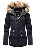 ragwear winterjacke jane PASSFORM: Steppjacke mit super Länge bis über die Hüften, tolle Passform durch individuell anpassbare Gummizugbänder an der Taille, feine Steppung