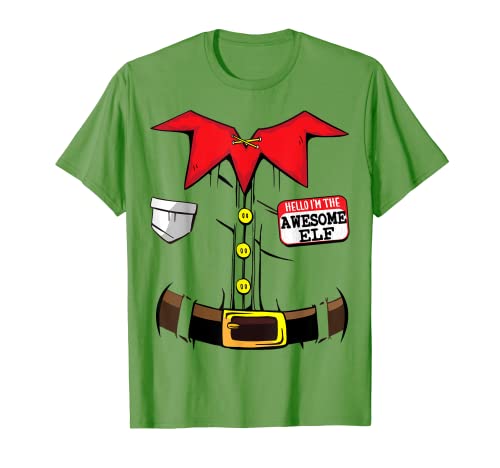 I'm The Awesome Elf Christmas Family Matching Pajama Costume T-Shirt