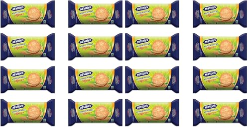 Image of McVitie's Wholewheat Marie Biscuits with Goodness of Calcium, 195g (Pack of 16)