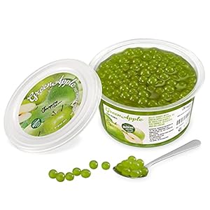 Popping boba fruitparels voor Bubble tea Appel, 450 gram