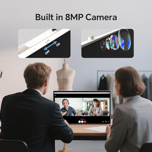 Image of KTC 25 Inch MEGAPAD Portable TV Touchscreen Monitor 1080p, Android 14 Google EDLA Certification with Camera,Built-in Battery for Outdoor,Camping,Travel, Remote Control, A25Q5