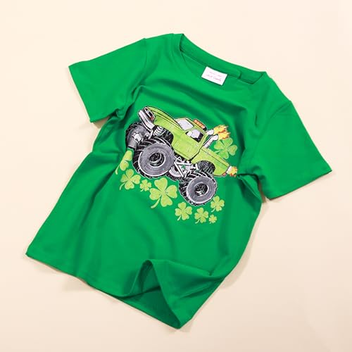 Image of Kids St. Patrick's Day Shirt Boys and Girls Green T-Shirt Clothing 4-12 Years