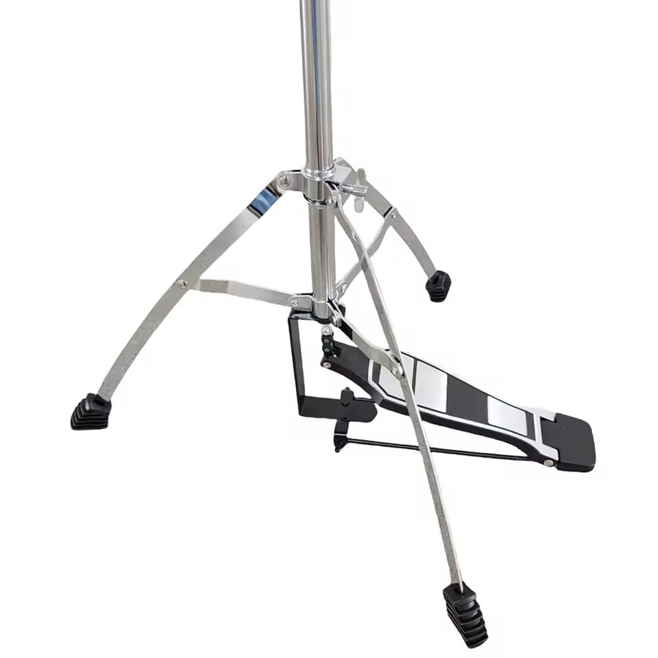 Softline Pro Single-Braced Hi-Hat Stand with Longboard Swiveling Footplate, Adjustable Precision Screw Dial, and Single-Braced Tripod (SP HH-L SB) - Image 5 thumbnail