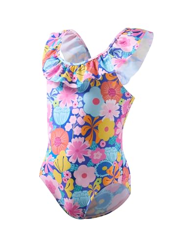 Image of Angel season Girls Swimsuits Kids Bathing Suit One Piece Swimwear with UPF 50+ Cute