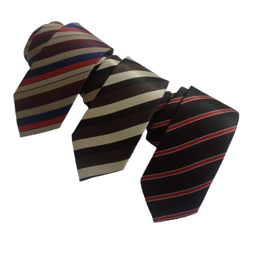 justin dustin Ties for Men Formal, Pack of 3-picture-15