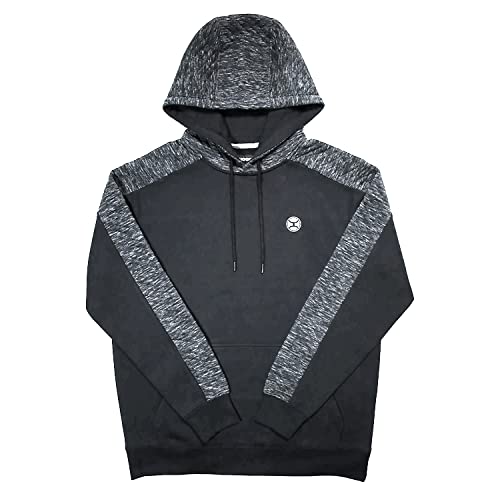 HOOEY Men's Canyon Hooded Sweatshirt Black XX-Large