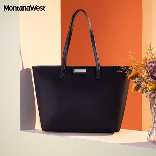 Montana West Nylon Women Tote Handbags Waterproof Shoulder Purses For Women Mwc-230Abk thumb #1