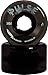 Atom Skates Pulse Outdoor Quad Roller Wheels 78A, Black, Set of 8, 65mm x 37mm