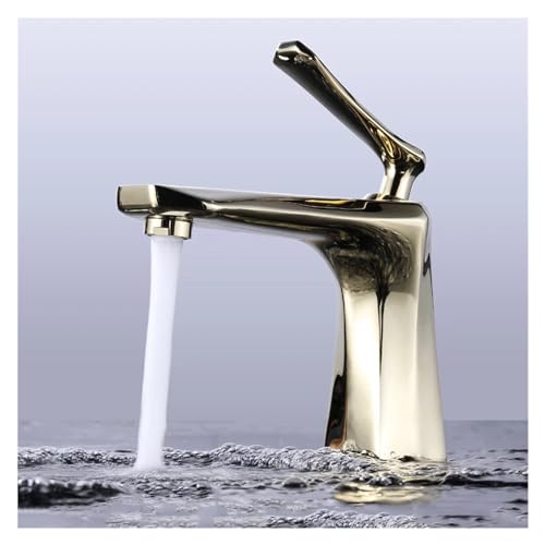 Grifo de latón para lavabo monomando con acabado negro de alta densidad 4
