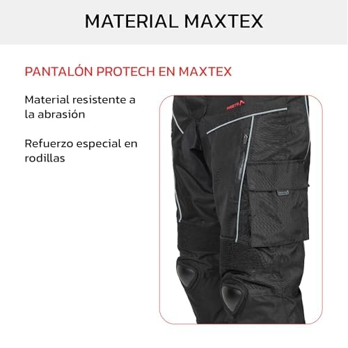 ARISTA Pantalon PROTECH Negro Cordura