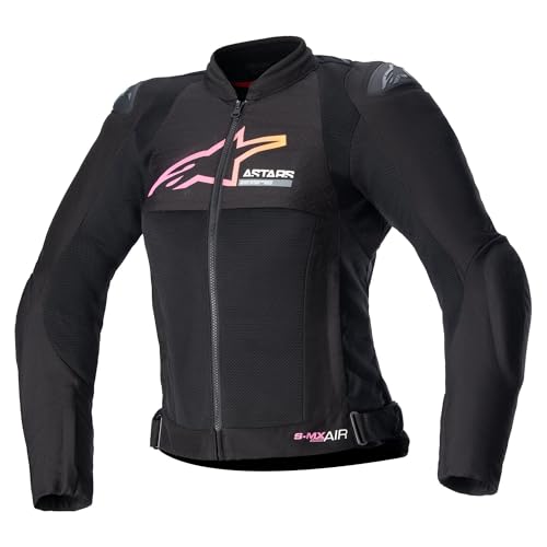 Alpinestars Women Stella SMX Air Jacket XS, Black/Yellow/Pink