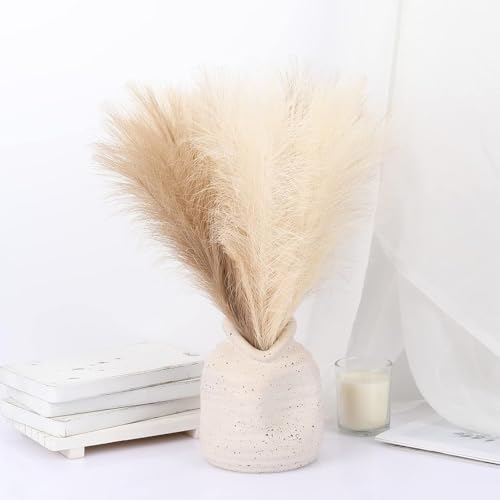 Pampas Grass Grande 10 Piezas Flores Artificiales miniatura 2