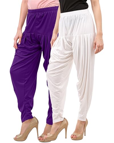 Image of Buy That Trendz Patiala Salwar for Women Relaxed Fit Viscose Patiyala Salwar Harem Bottom Pants