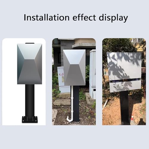 Support de recharge extérieur pour fixer votre borne sans mur - 6