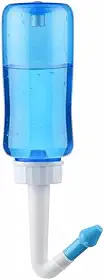 Lavador nasal 300ml lavagem nasal com soro fisiologico alivio sinusite rinite alergia limpeza nasal higienizador reutilizavel nariz