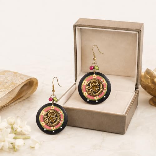 Image of Boho Ethnic Earrings Collection for Women - Colorful Tassel, Hoop, Stud, Drop, Chandelier & Huggie Styles Inspired by Festival Fashion
