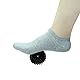 Igelball Massageball Hart. Massage Ball mit Noppen Stachelball für Fuss Hand Rücken Muskelmassage. Für Plantarfasziitis Muskelregeneration Myofasziale Entspannung Schmerzlinderung. (Schwarz)