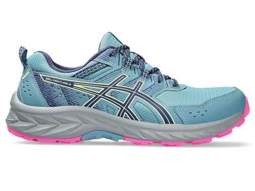 ASICS Women's Gel-Venture 9 Running Shoes, 8, GRIS Blue/DEEP Ocean