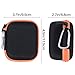 Lebakort Storage Case Compatible with Bushnell Golf Phantom 3 2 Slope/Izzo Swami KISS 2.0 Handheld Golf GPS Ragnefinder (Orange Case)