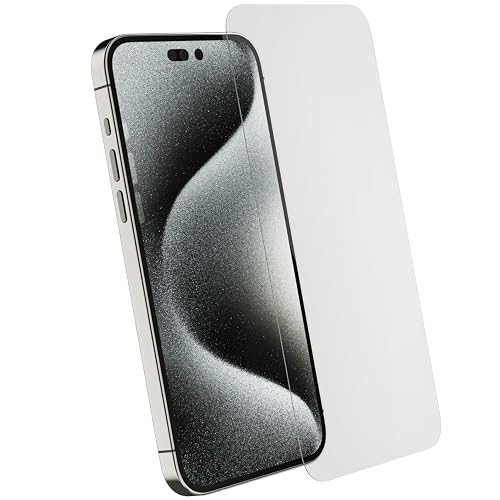 Image of Ghostek Screen Protector for iPhone 15 Pro Max, Full Coverage Tempered Glass Film, 9H Hardness, Easy Installation, HD Clear Glass Protector for Apple iPhone 15 Pro Max (6.7-Inch, Clear)