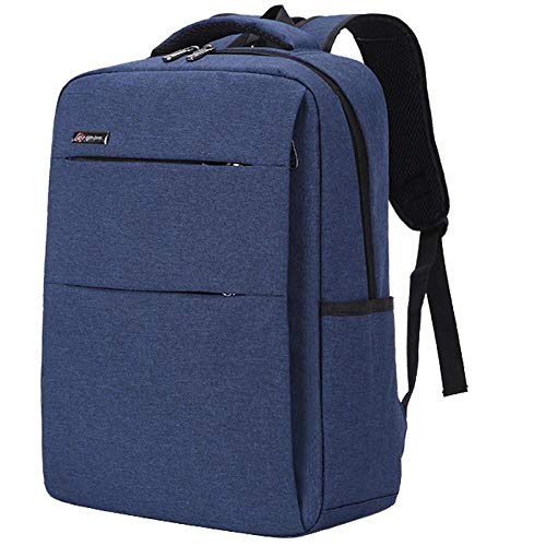 Zaino da viaggio portatile e antisismico Borsa per laptop a tracolla da 14 Pollici Blu Nessuna interfaccia USB