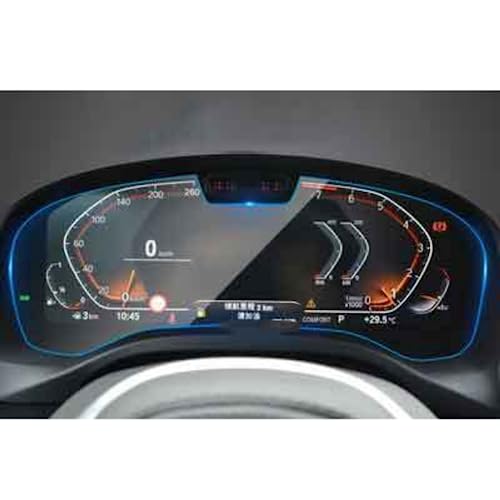 Film protection verre trempé BMW X4 2022 accessoires intérieur écran tableau de bord 12.3"