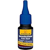 EVERGLUE Styrokleber extra stark mittelflüssig 20g nicht ausblühend für sämtliche Hartschäume wie Styropor Styrodur Arcel Elapor Solidpor Hypodur Z-Foam Depron Selitron EPO EPP EPS geeignet