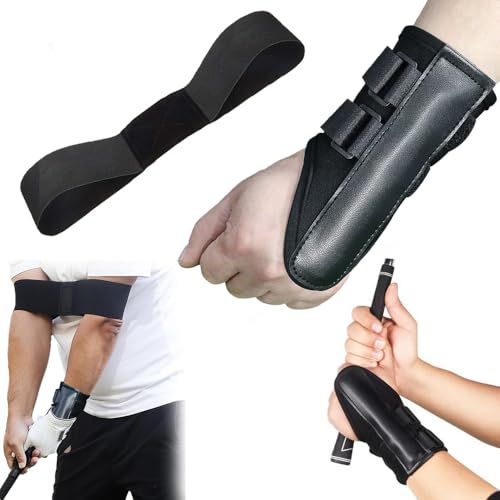 ISRcnst for Golf Swing Training Correcting Arm Band and Corrector Wrist Trainer Protector Health...