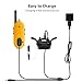 Triple Lead Charger for Mini Educator 300 400 ET-300 ET-400 Dog Training Collars, Compatible with RX and FOB Training Collars E Collar, Enhanced Replacement Power Supply Adapter Cord Round Ports