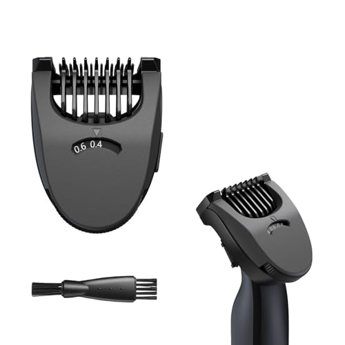 14-in-1 Adjustable Guard Comb 0.4-10mm Compatible with QP2734 QP2824 QP2520 QP2530 QP2620 QP2630 - Built-in Dial Guide Guards Attachment Perfect for Shaving & Grooming Not Fit Pro Series