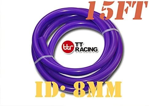 8mm (5/16") Silicone Vacuum Tube Hose Tubing Hose for Air Coolant – 15ft 4.5m Purple